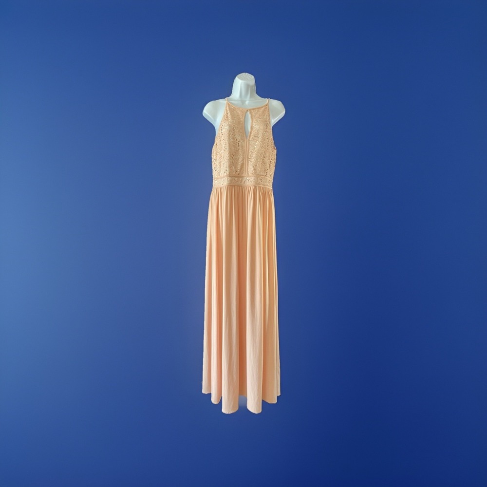 Morgan & Co. Women's Maxi Dress Size 16 Gala Event Ethereal Wedding Regencycore